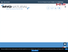 Tablet Screenshot of myonatural.com